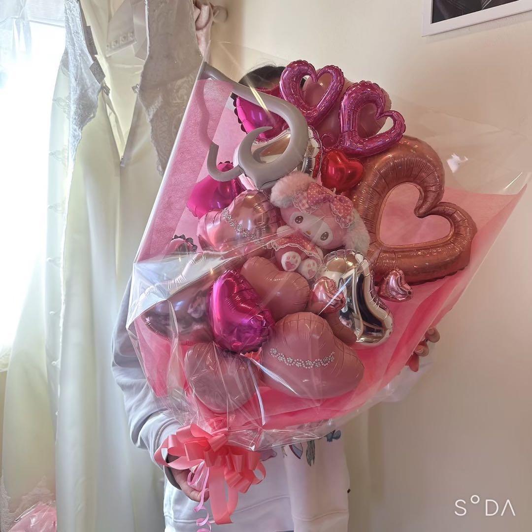 バルーンブーケ　マイメロ　卒業