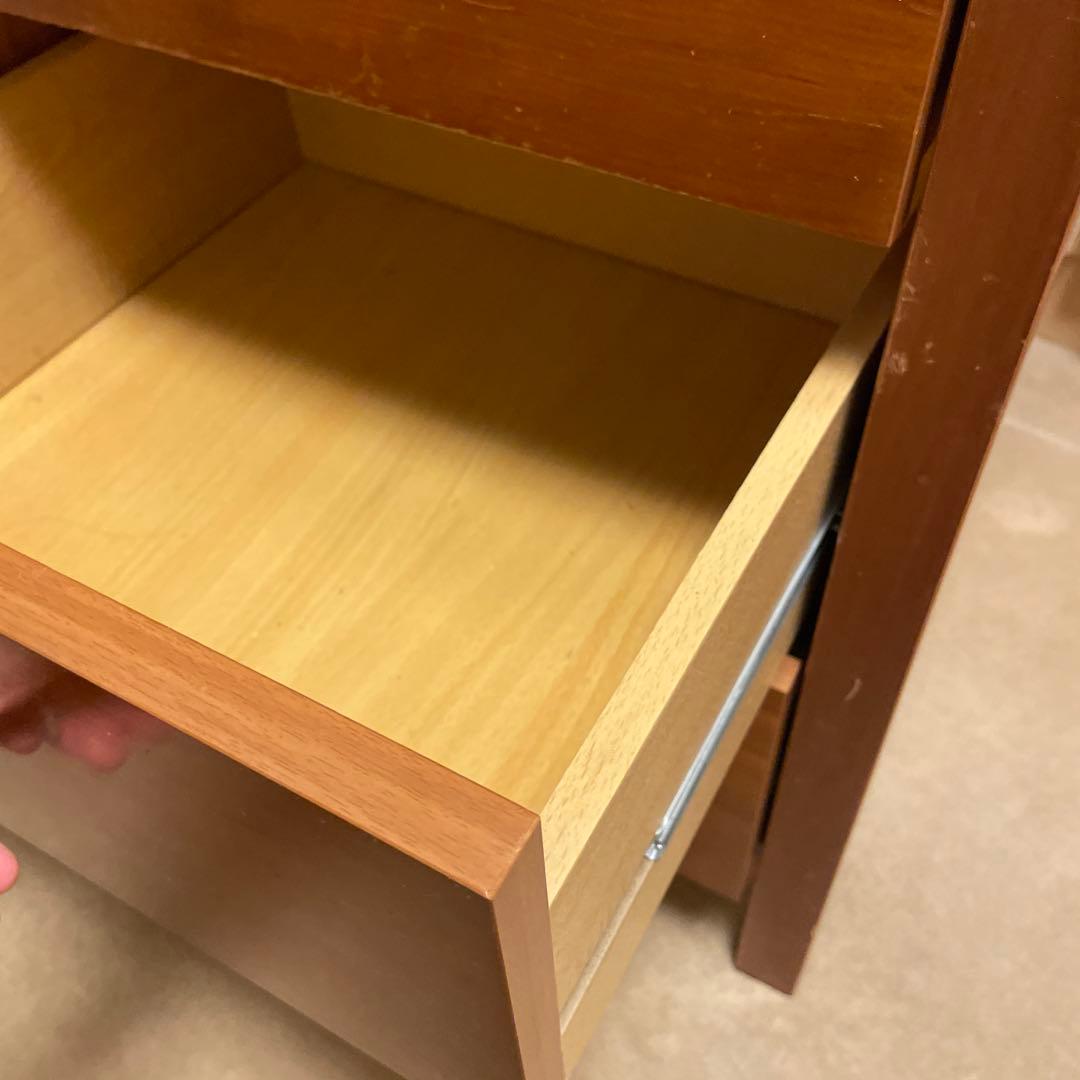 ディノス購入＊北欧デンマーク製モダン7段チェスト＊少々難あり