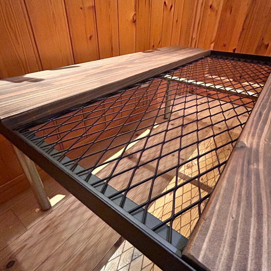 No.571 アイアンローテーブル コーヒーテーブル　リビングセンターテーブル