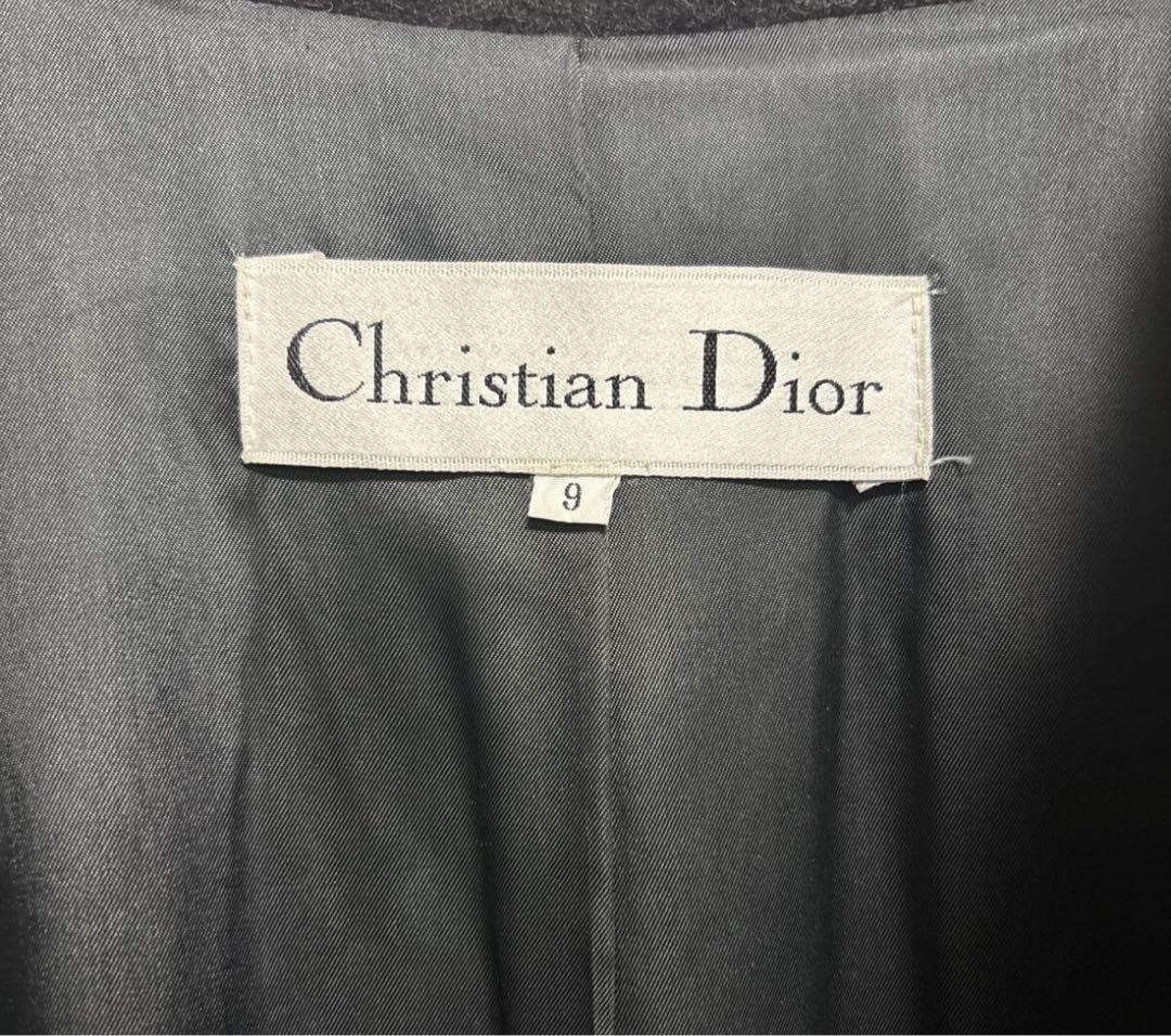 V*◎様 レディース 9 クリスチャン ディオール ポンチョ コート 毛 アルパ