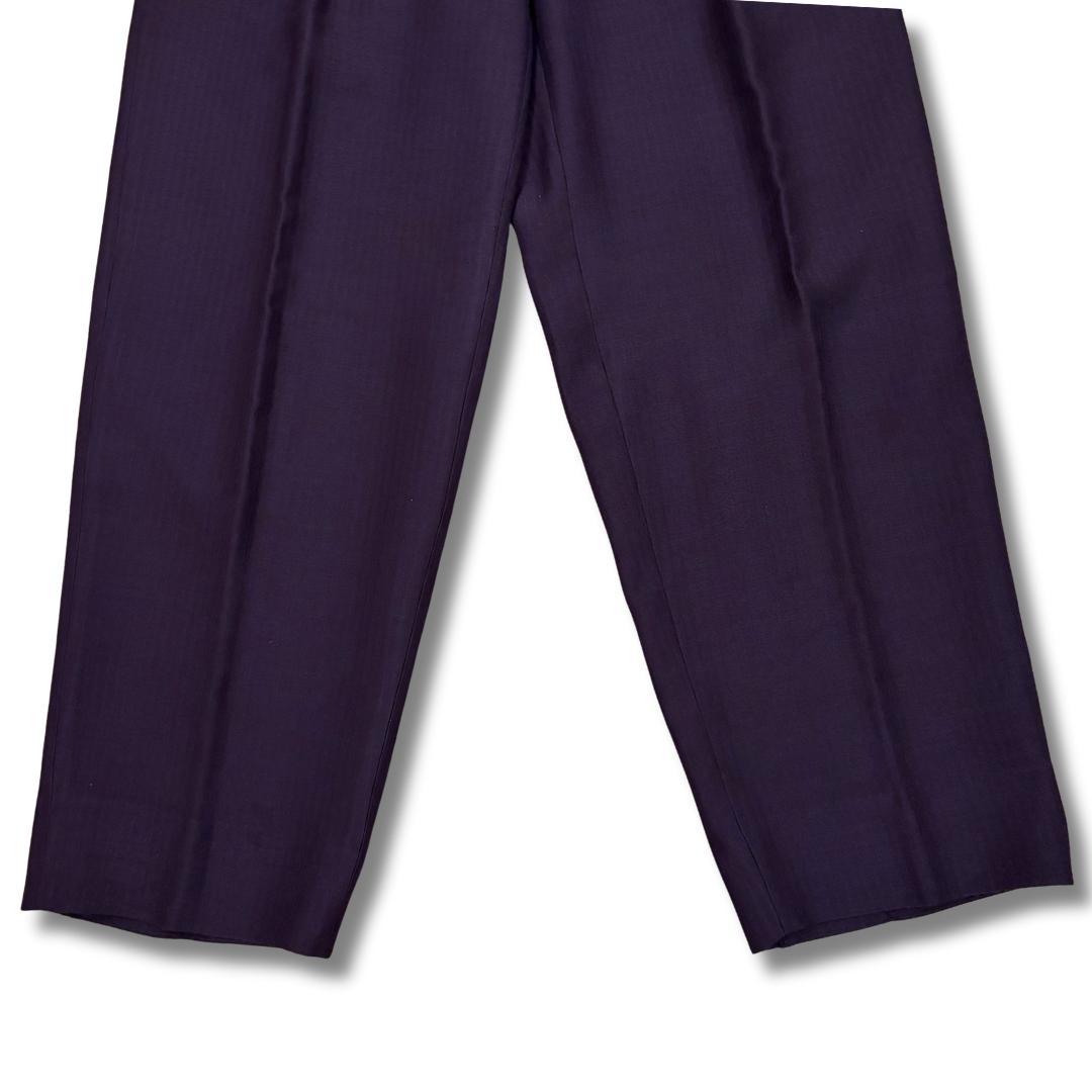 美品 BIGLIDUE ビリドゥーエ パープル セットアップ スーツ 44メンズ