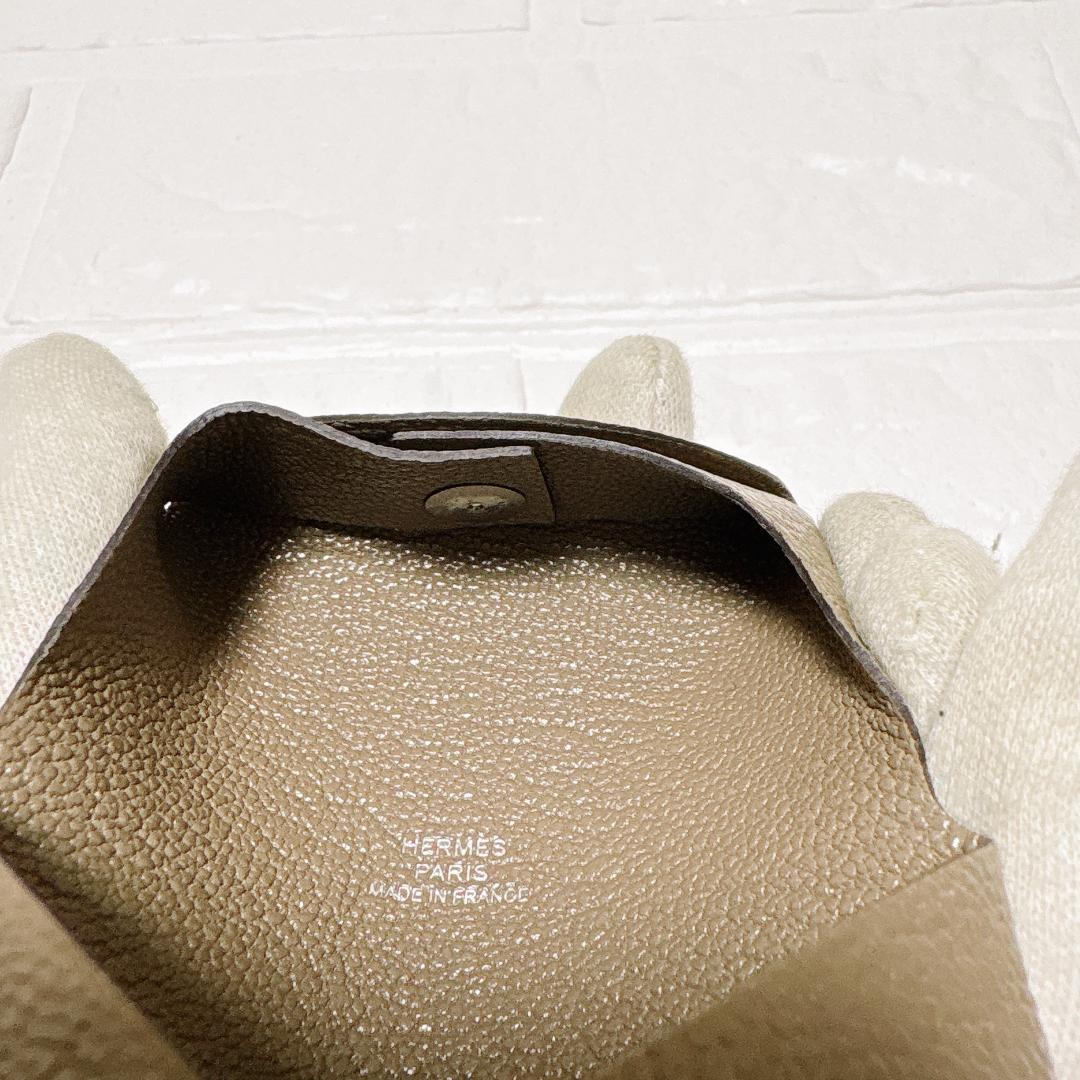 美品✨HERMES エルメス バスティア エトゥープ ケース グレー