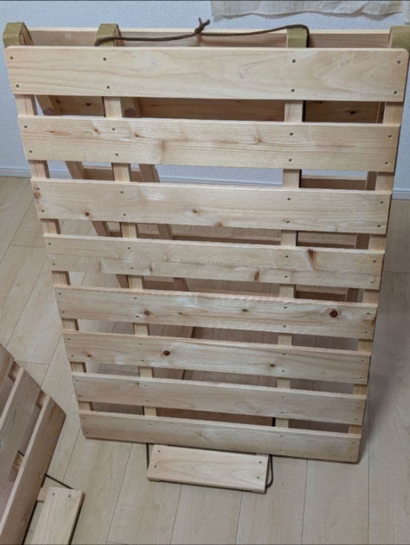 国産　天然木　ダブル　めいじ屋　すのこベッド　すのこ　ベット