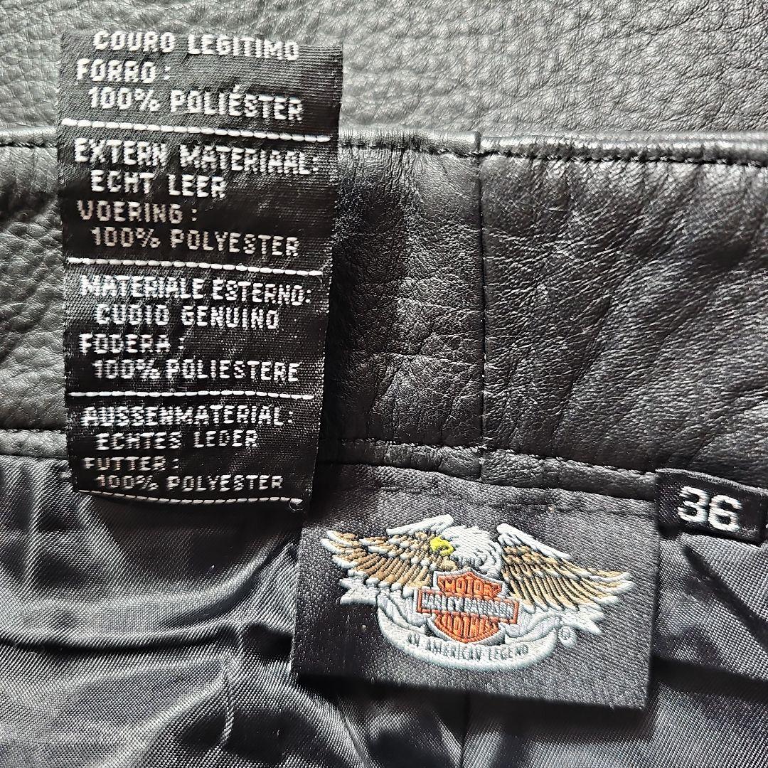 Harley-Davidson レザーパンツ W36インチ