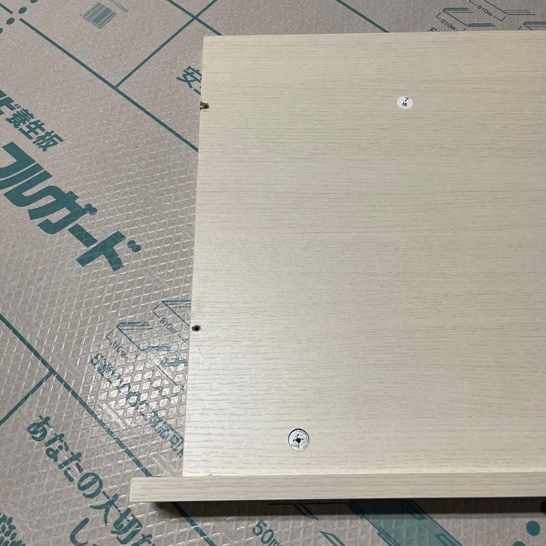 ホワイト 3段オープンシェルフ