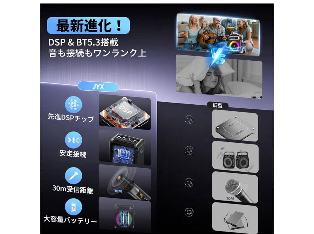 【未開封•新品】 JYX-S55 ポータブルスピーカー