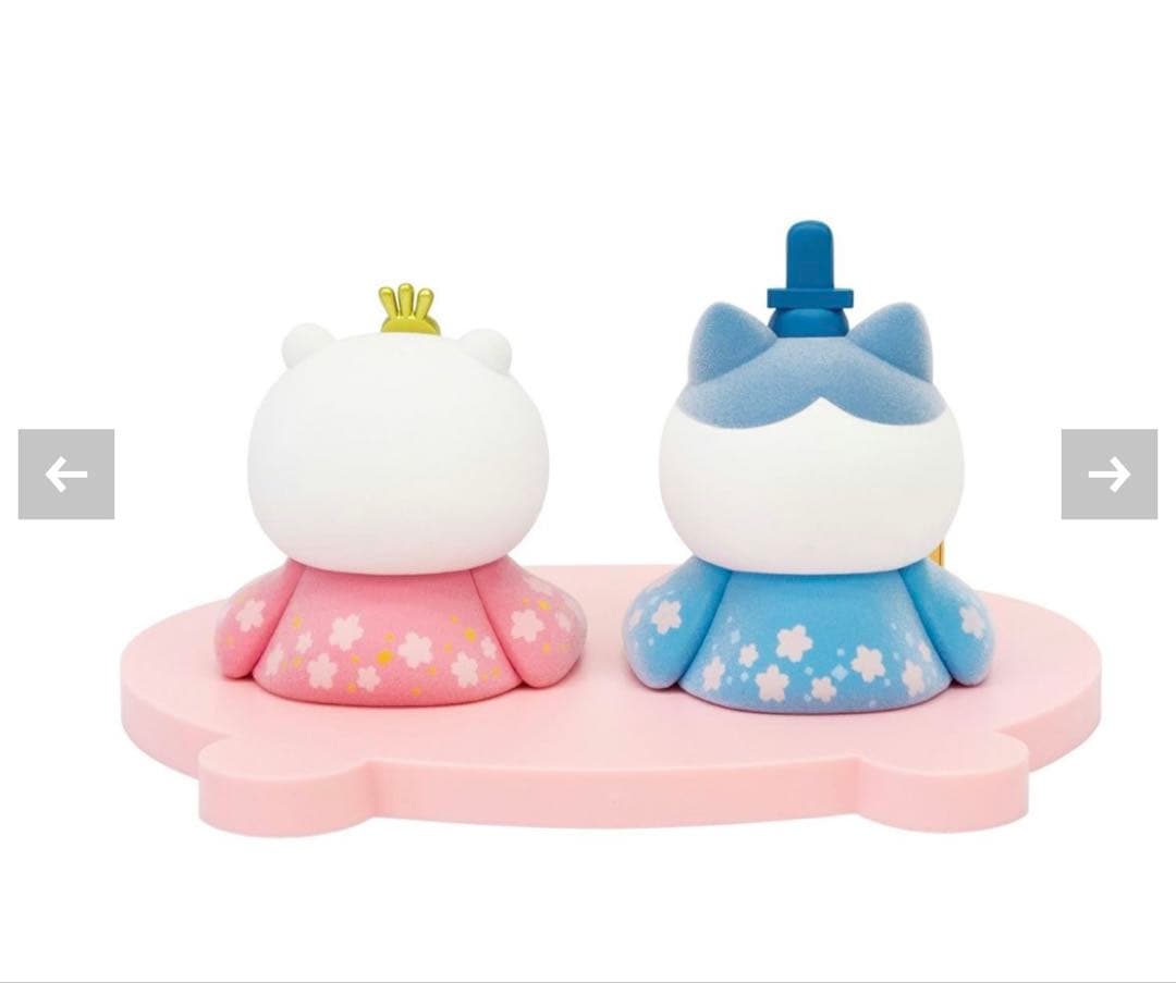 吉徳　ちいかわ ちいかわ＆ハチワレ ミニ雛人形
