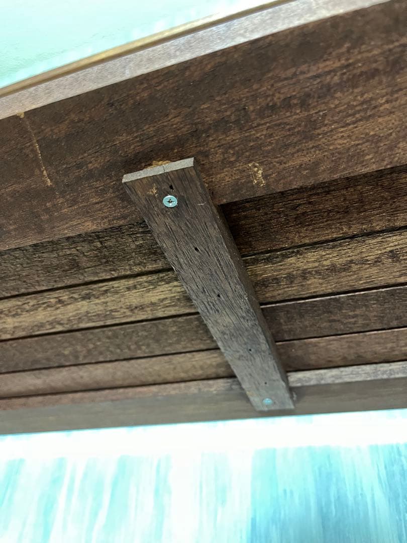 【フォレストバレー】アンティーク　無垢材5段オープンシェルフ