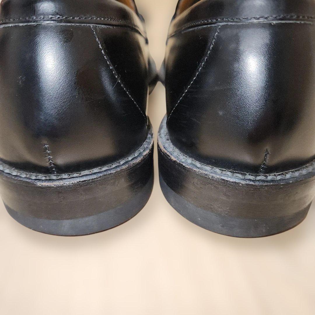 リーガル REGAL タッセルローファー Uチップ ブラック J641 25cm