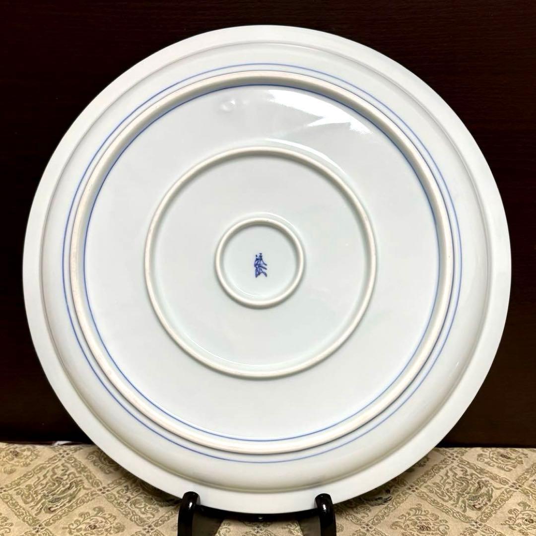 希少✨未使用保管品✨ 有田焼 渓山窯 染錦宝尽くし 11号 大皿 単品✨皿 飾皿