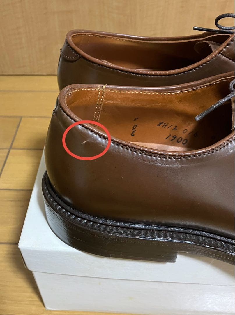 【新品未使用】Alden 9900 プレーントゥ ラベロコードバン 8E