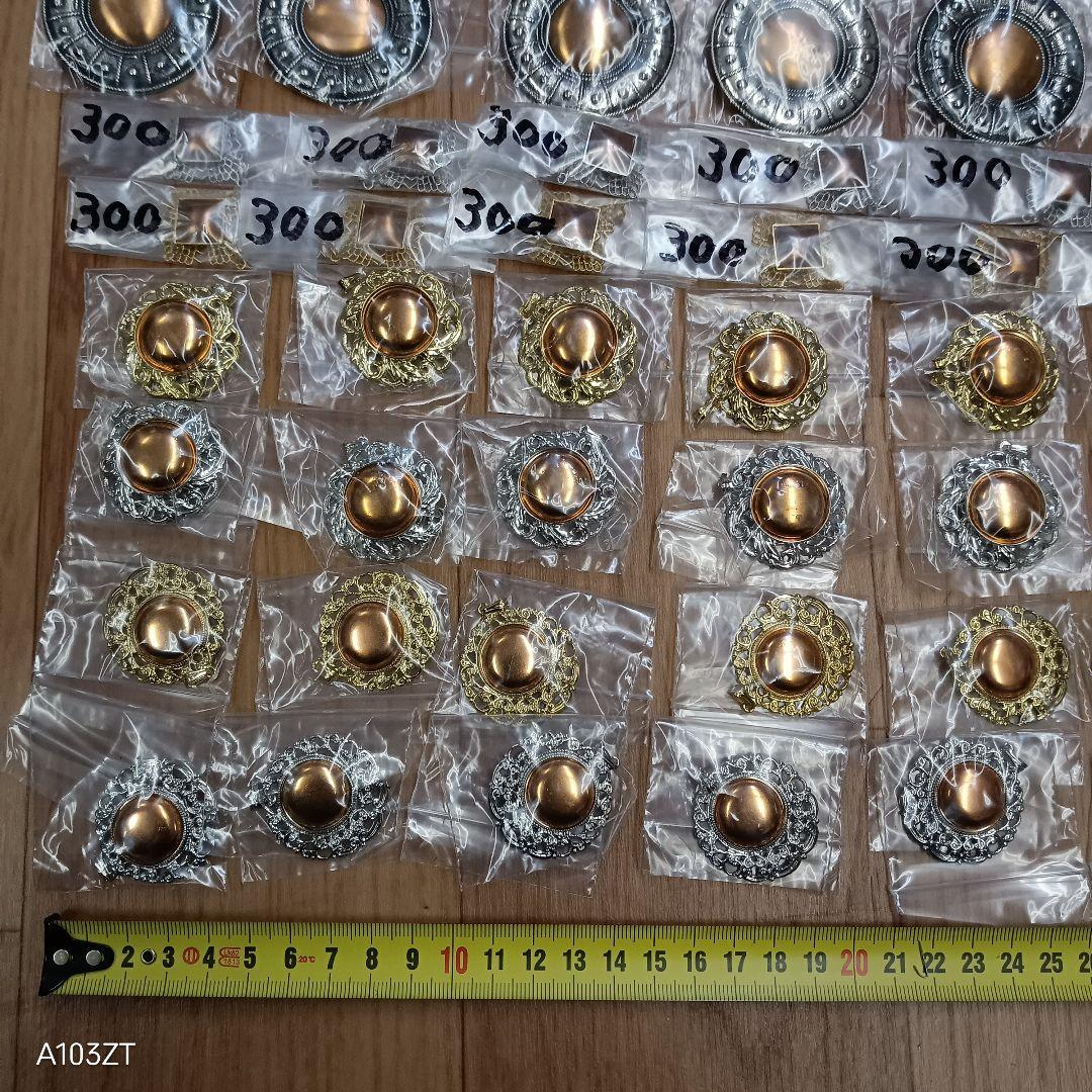 未使用 七宝焼 材料 ブローチ ペダントトップ 420個 まとめて