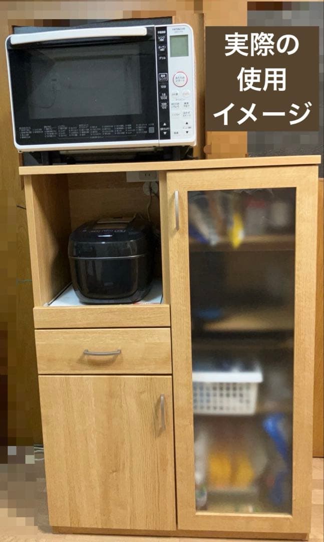 【7/20まで】ニトリ レンジボード 80幅　コパン（旧モデル）　ナチュラル