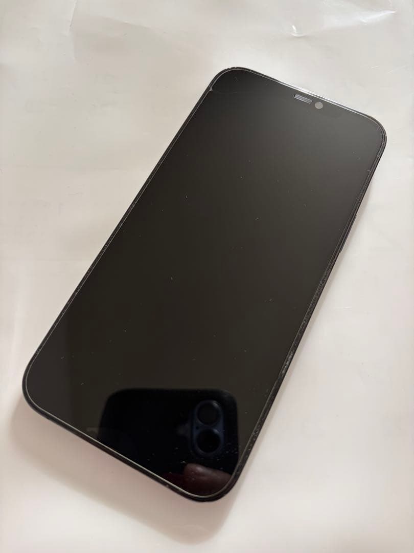 iPhone12promaxパシフィックブルー256GB 交換用ガラスフィルム付