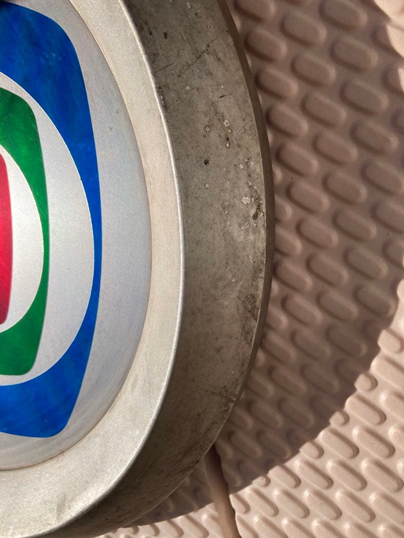 シャープ　カラーテレビ　看板　昭和レトロ