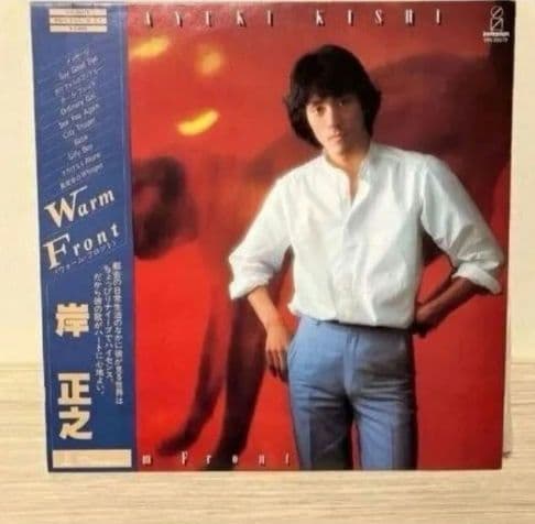 岸正之 WARM FRONT / PRETENDER LP レコード