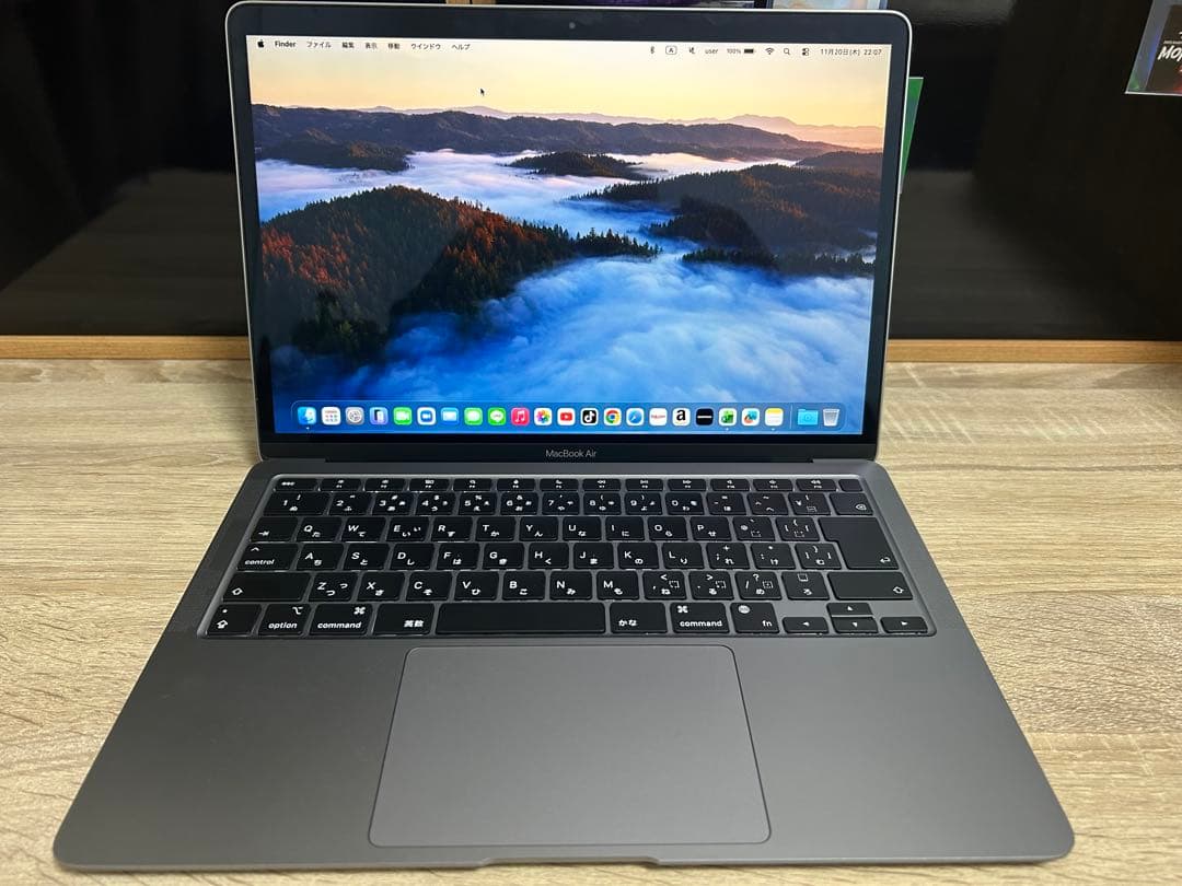 【充放電回数少なめ】MacBook Air 13インチ／M1／16GB／1TB