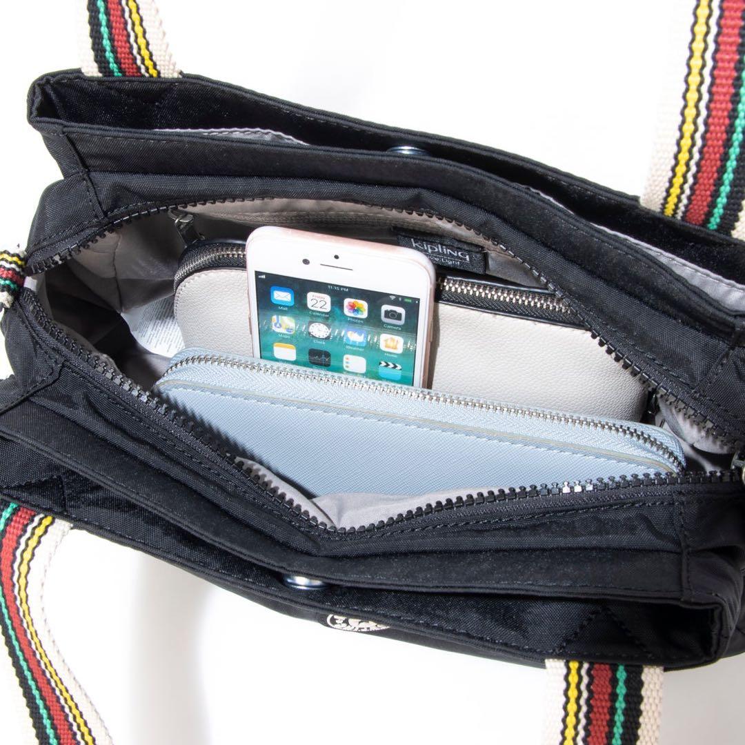✨日本限定品✨Kipling キプリング　ハンド　ショルダーバッグ　2way 黒