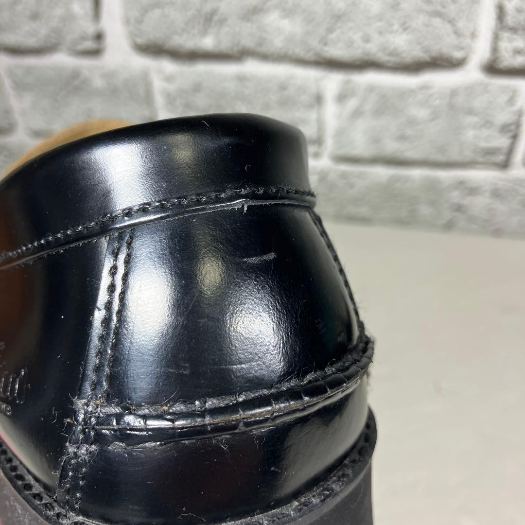 【美品】KENFORD ローファー 26cm 厚底 レザー バイカラー