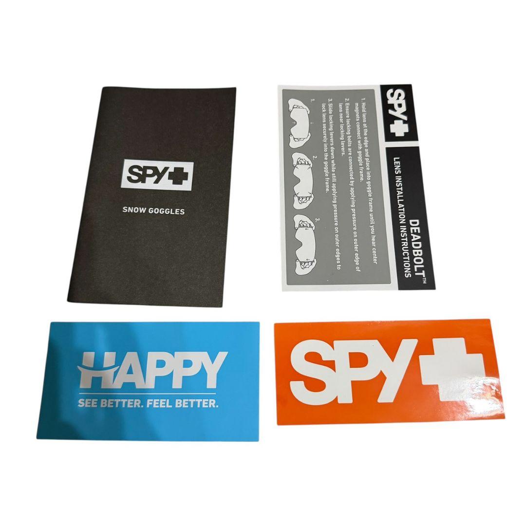 【極美品】SPY MARAUDER ゴーグル ASIAFIT+BUCKLE