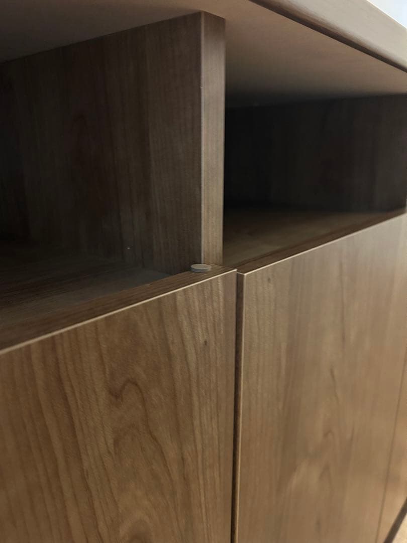 【美品】幅110cm 収納棚 キャビネット サイドボード木製 本棚　組立済