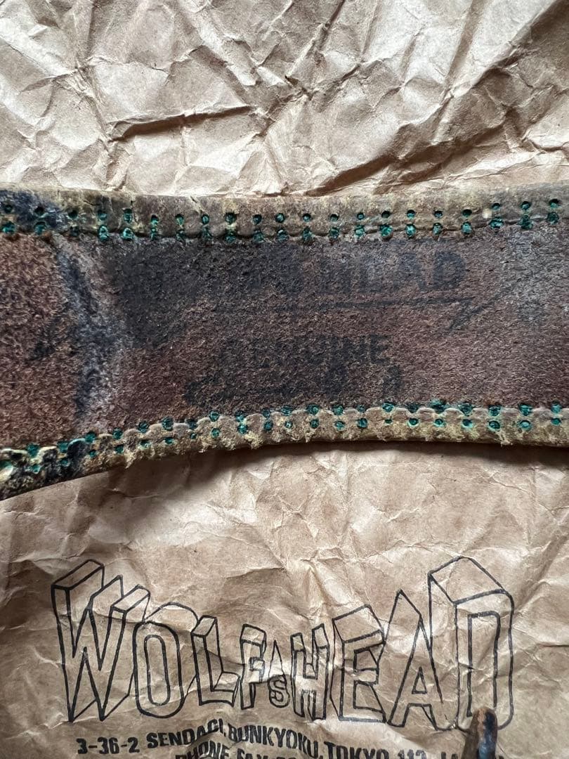 レア廃盤2点のみセット定価半額以下　WOLF'S HEAD レザー ブレス