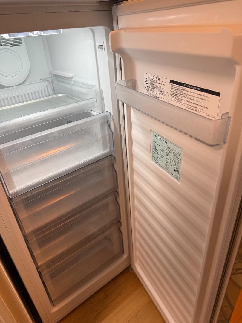 AQUA 冷凍庫 AQF-GS13J(W)型 （冷蔵、チルド変更可）