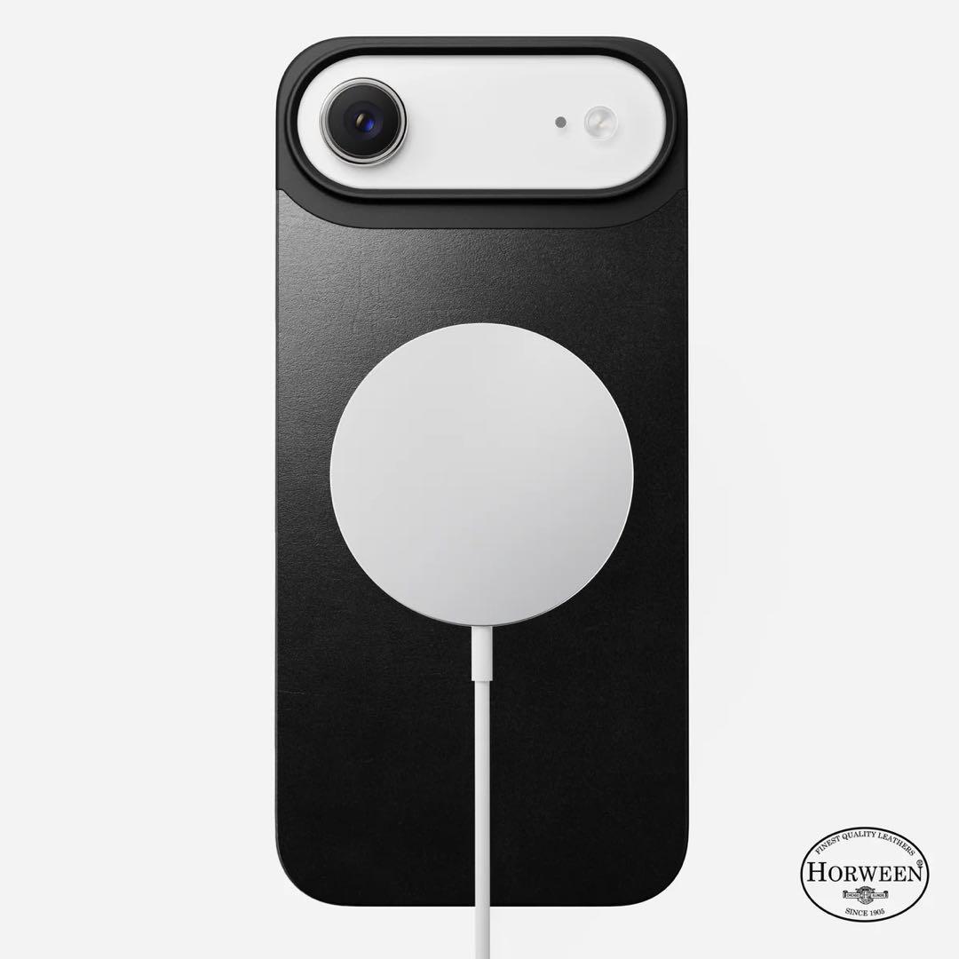 NOMAD MagneticLeatherBack iPhoneAir ブラック