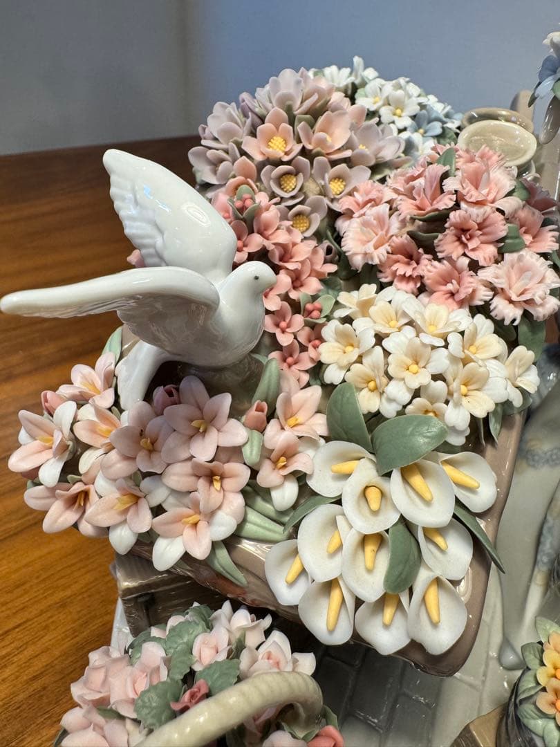 【現行定価88.6万円】リヤドロ　花の街角　LLADRO 6809 ハイクラス