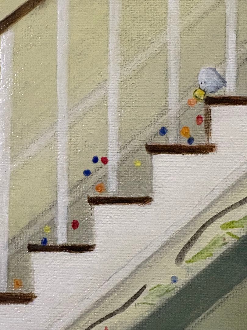 House sitting アクリル画　F3