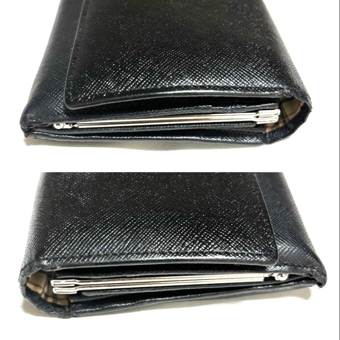 あちょら様　BURBERRY◆バーバリー ◆黒ブラック◆ノバチェック◆長財布