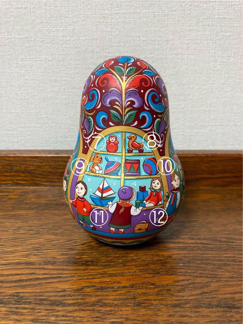 ロシア雑貨☆起き上がりこぼし♪『Toy shop』マトリョーシカ オリガ作
