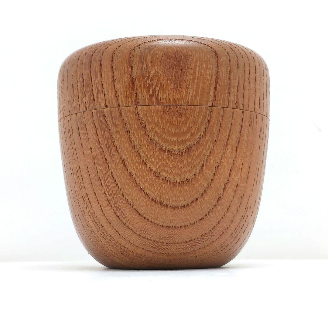 Y3380-3 茶道具 木製 中棗 醍醐寺 共箱　う