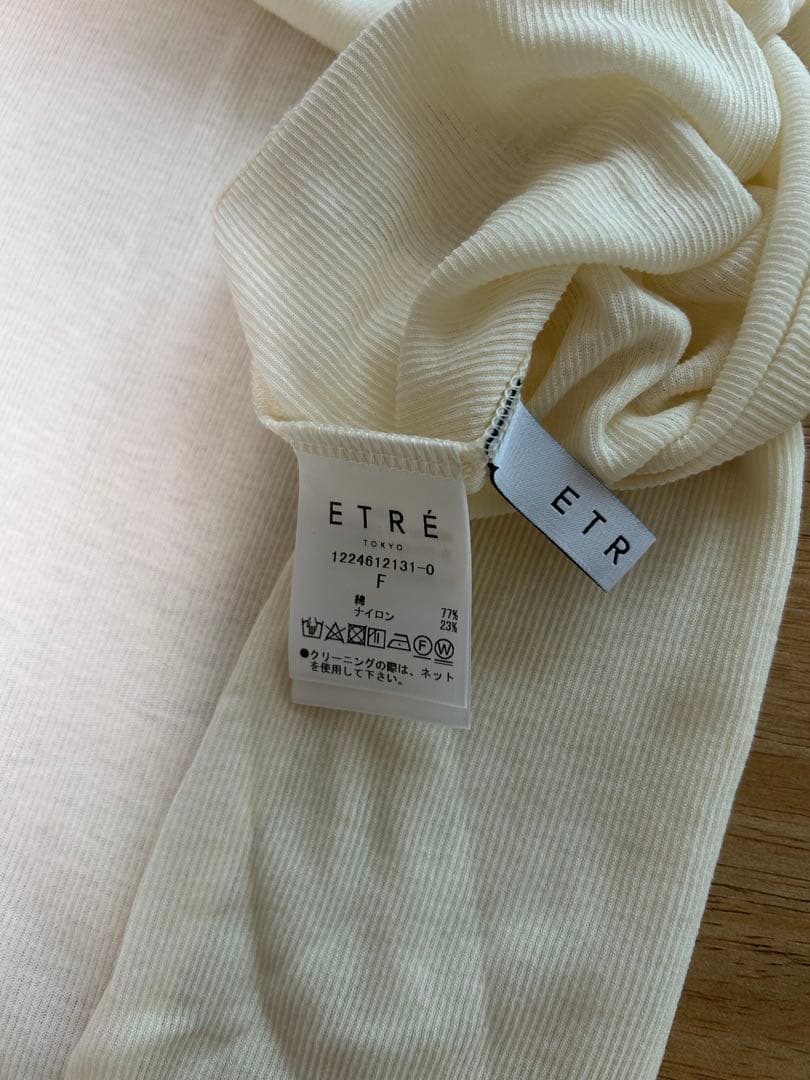 etretokyo エトレトウキョウ　ヘンリーネックレイヤードロンTee