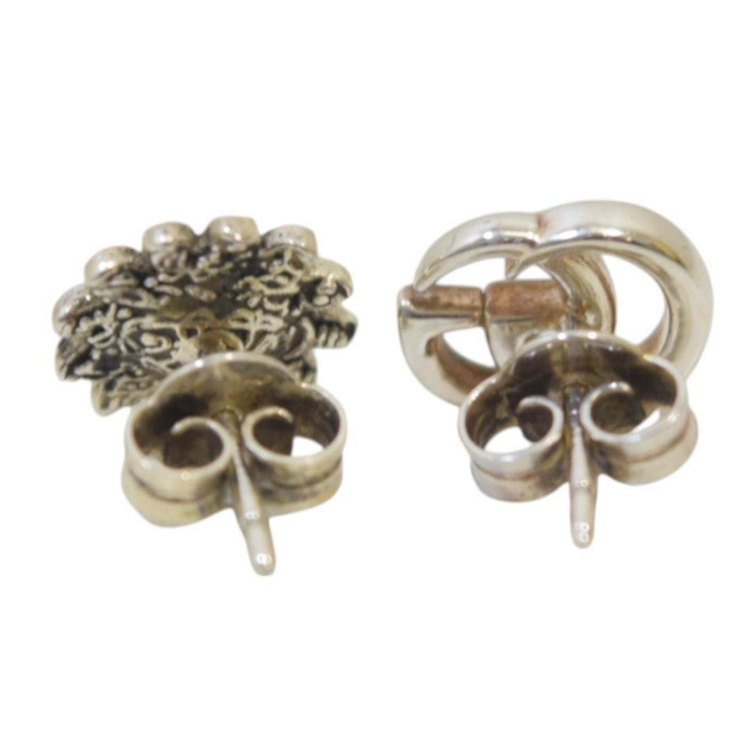 グッチ GUCCI フラワー・GG ピアス シルバー925