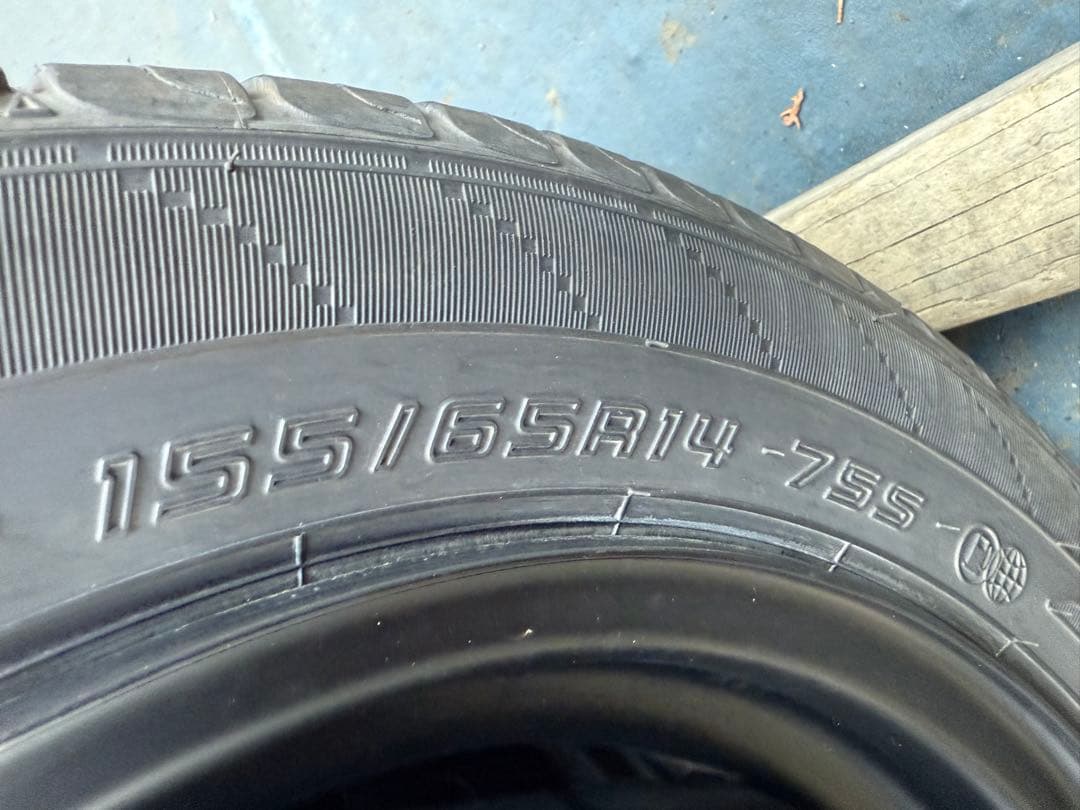 としーにょサマータイヤ155／65R14 75Sスチールホイールセット