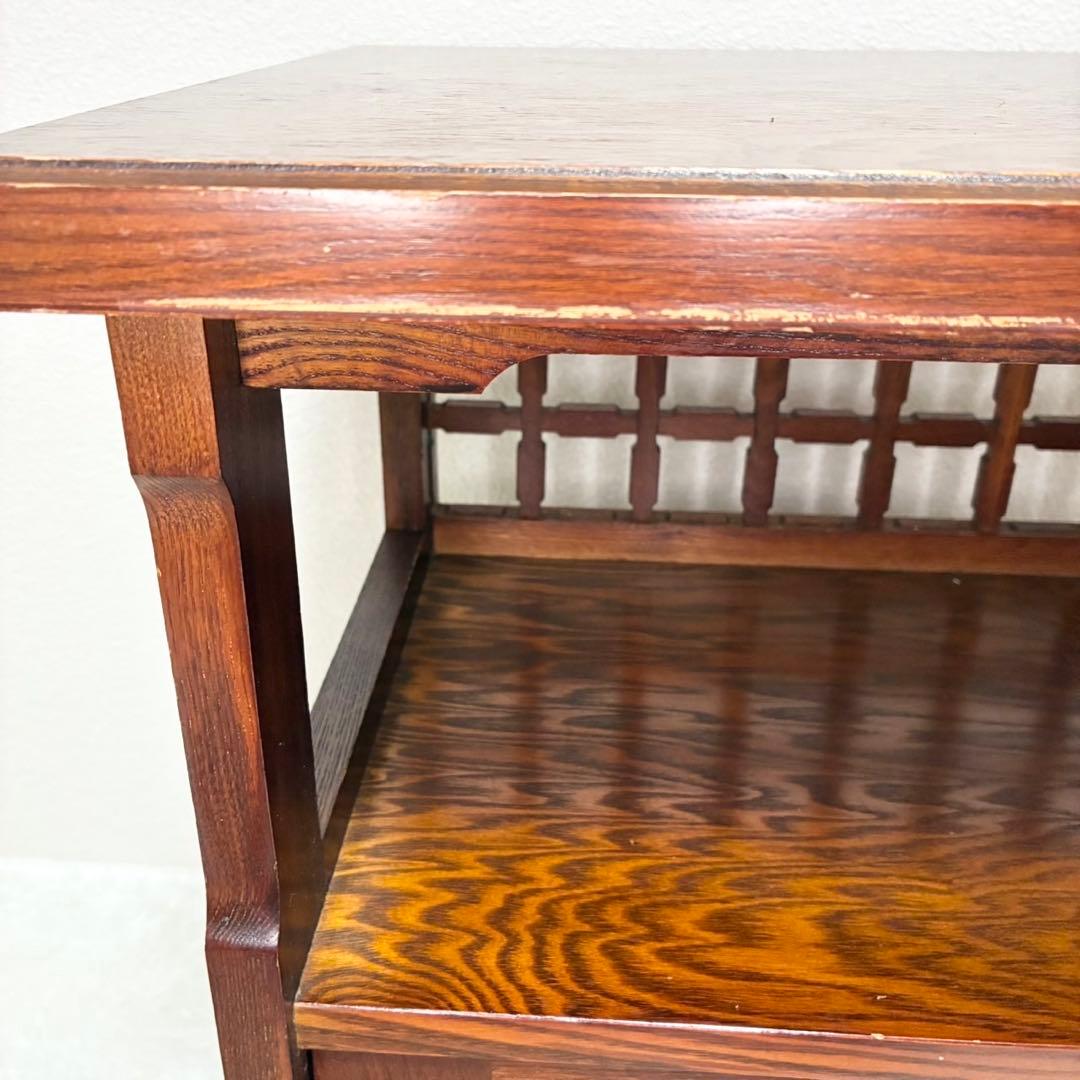 キャビネット　昭和レトロ　ニチハン　電話台　飾り棚　収納棚　アンティーク　ラック