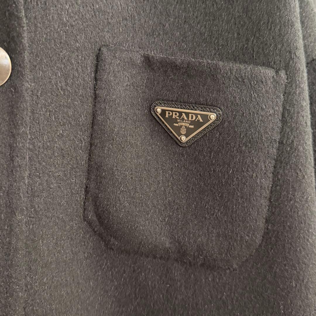 2525　美品　プラダ　PRADA ジャケットシャツコート　38サイズ
