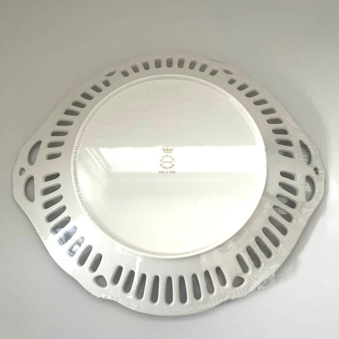 【レア】ナルミ ミラノ メッシュプレート 透かし技法 大皿