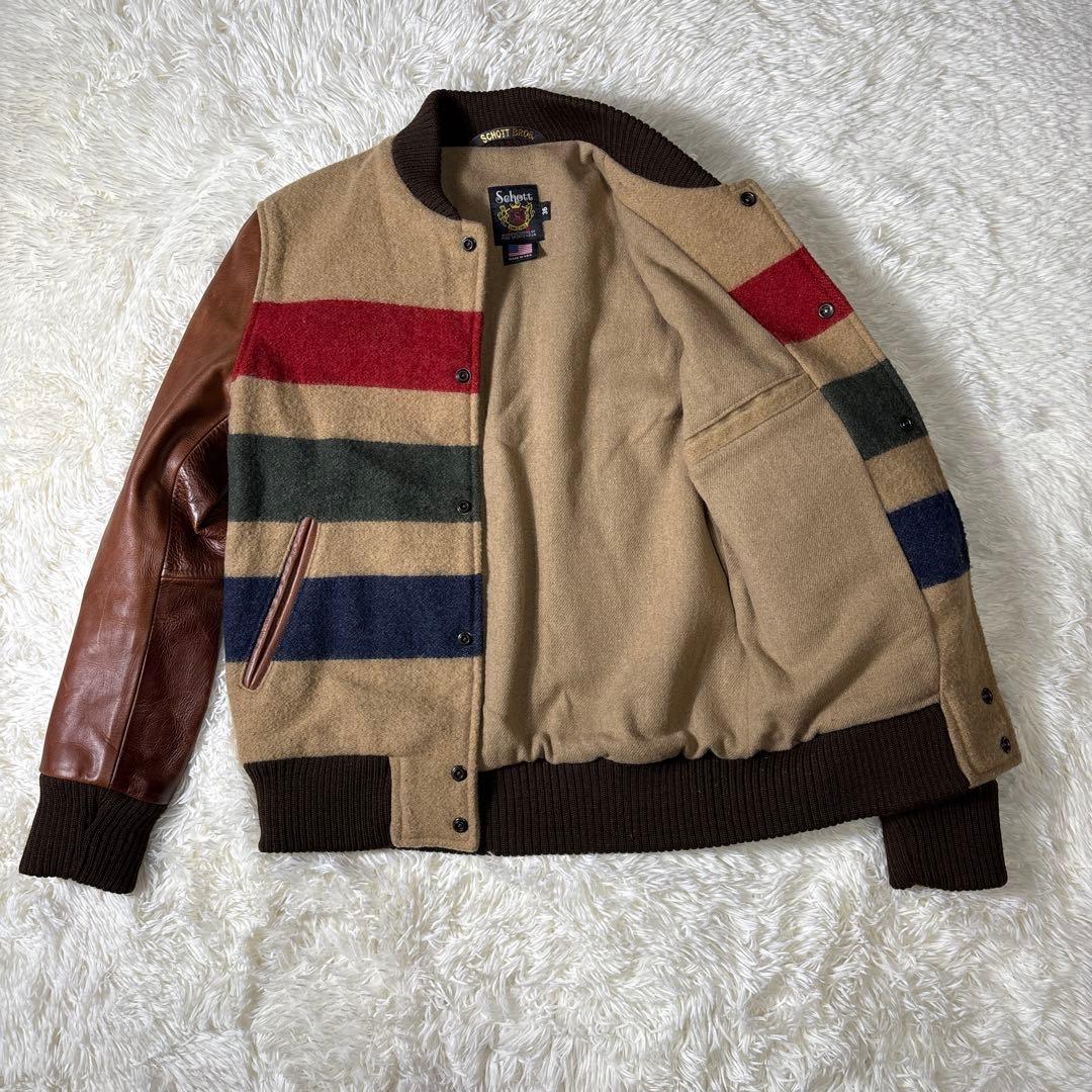 希少✨schott✖︎wool rich ショット❌ウールリッチ別注　スタジャン