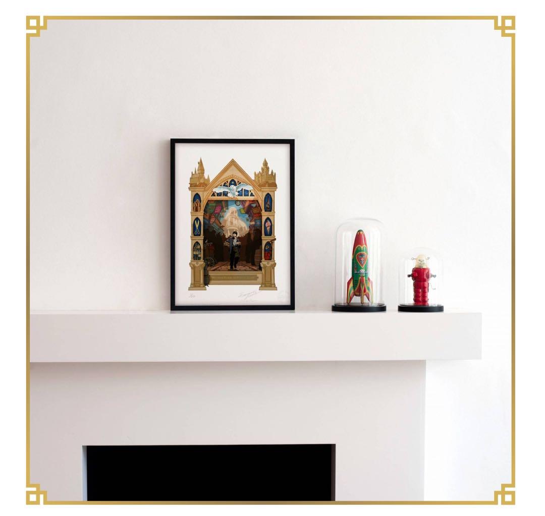 minalima ミナリマアートプリント　ハリーポッターアートプリント