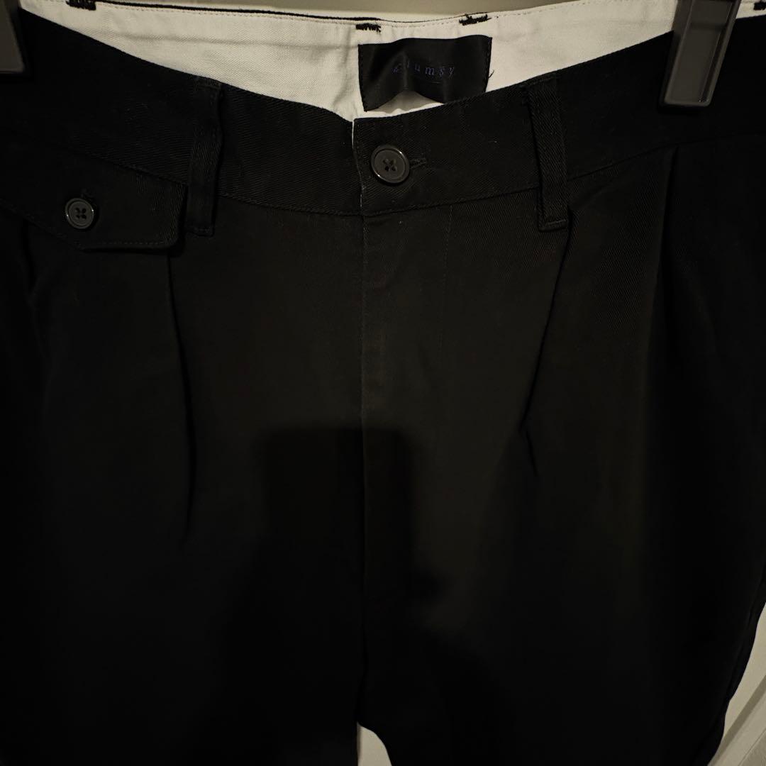 パンツ CLUMSY PICTURES : 2 PLEATS RELAXED PANTS