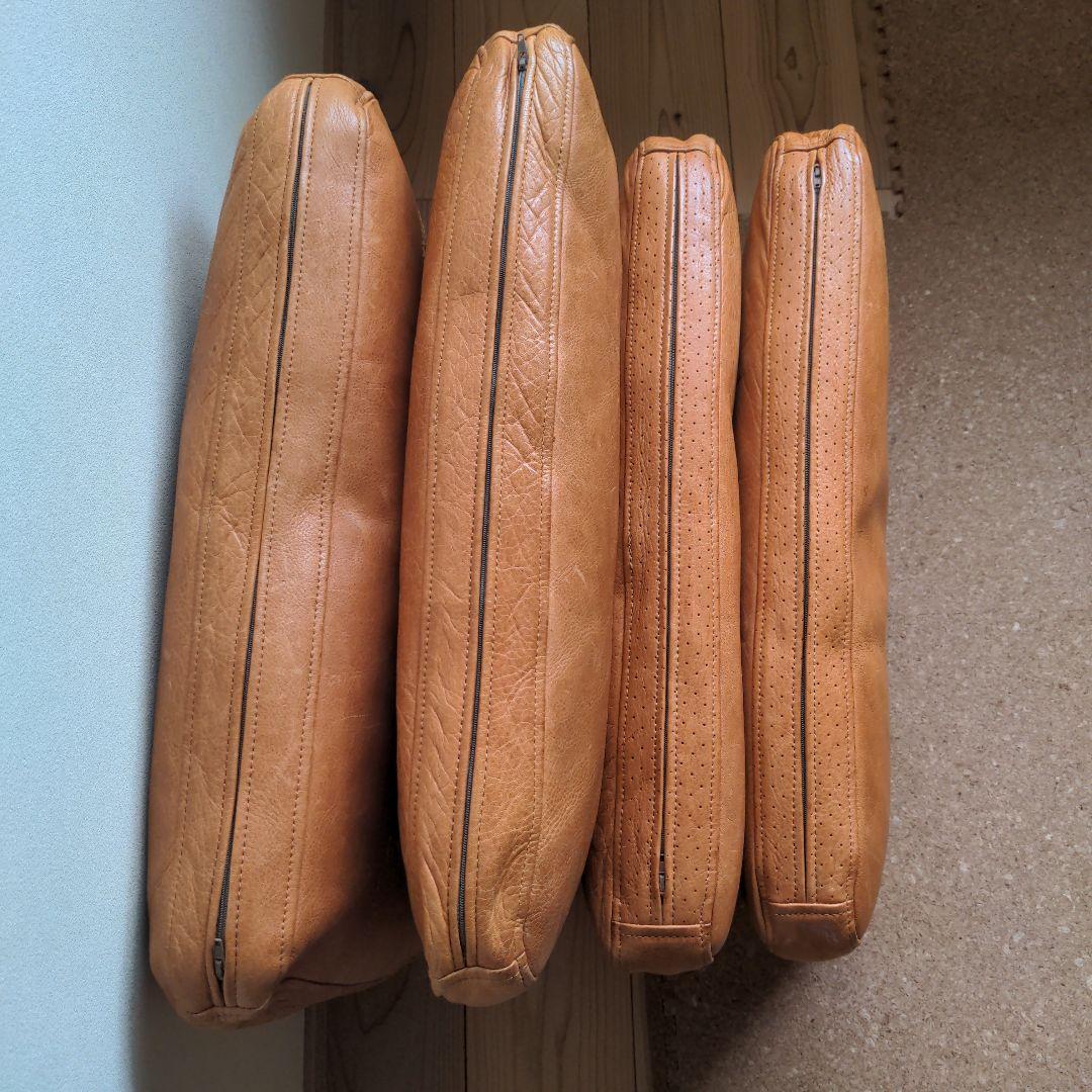 宮崎椅子製作所　ペーパーナイフソファ　２人掛け　 羽毛クッション