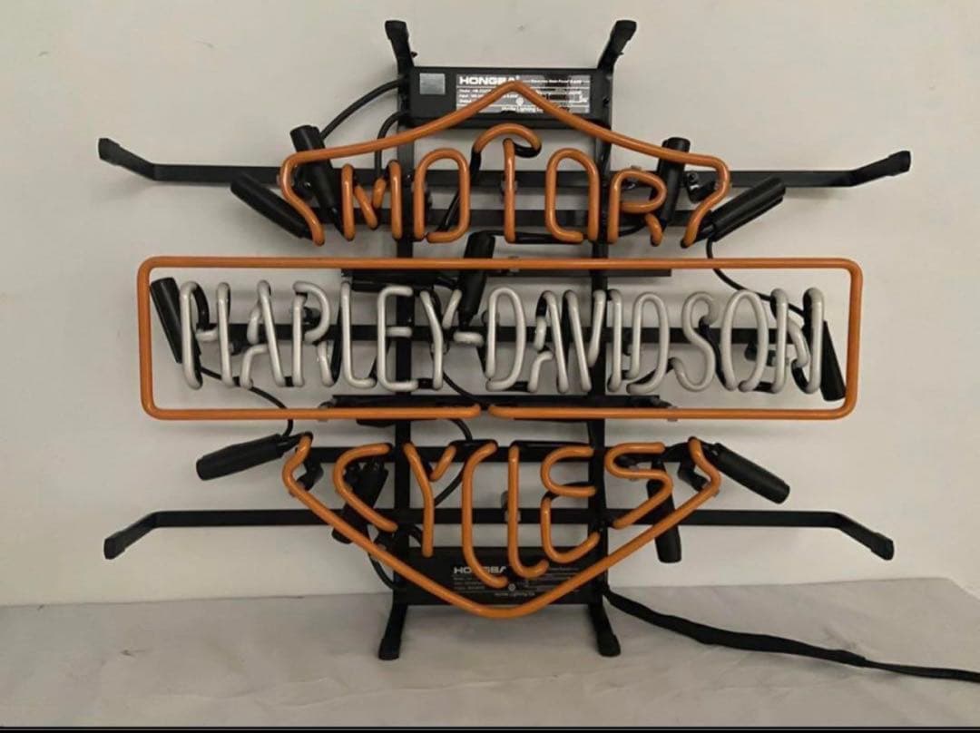 本物ネオン管ハーレーダビットソンネオンサイン/Harley-Davidson
