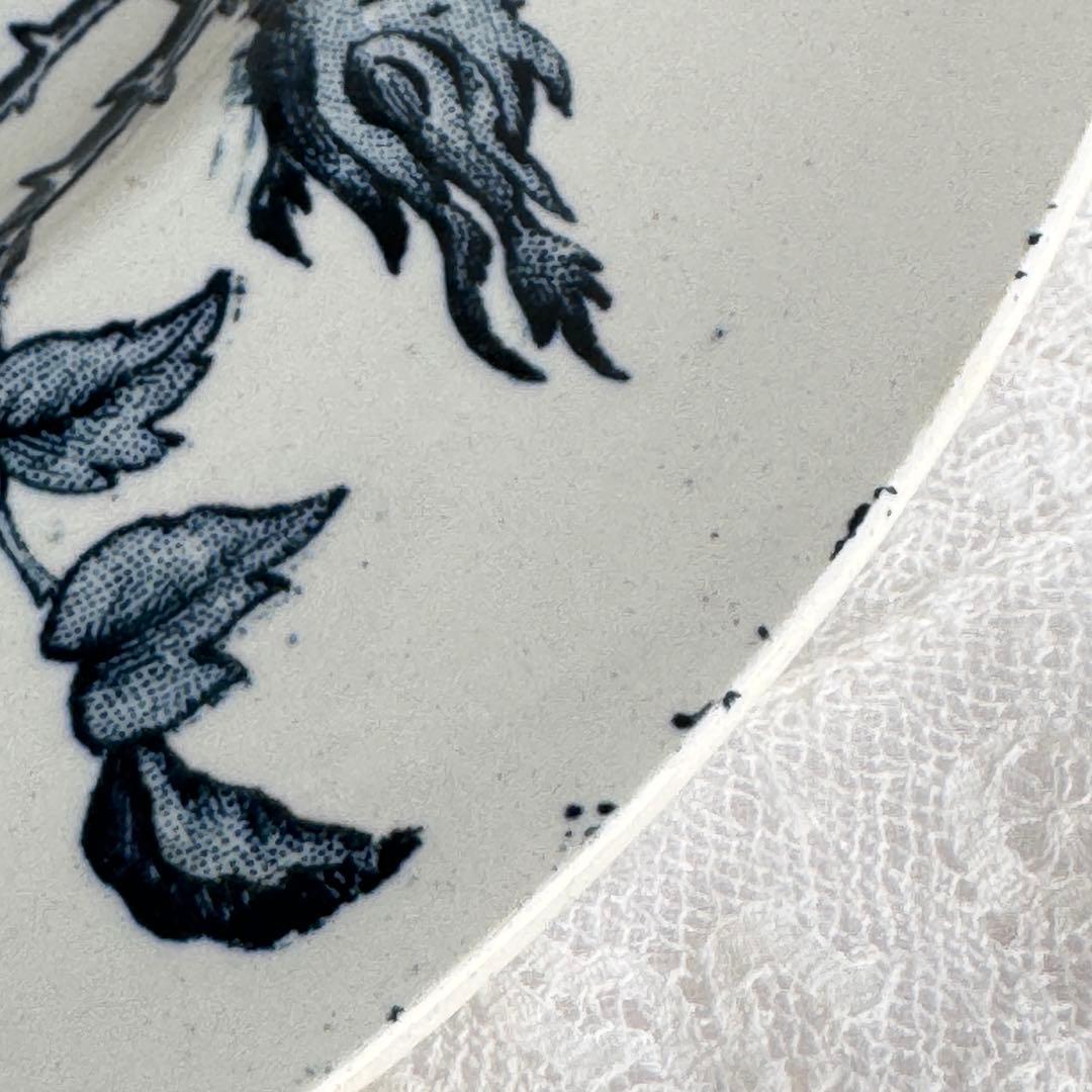 フランスアンティーク　クレイユモントロー　ローザ　 Creil 平皿