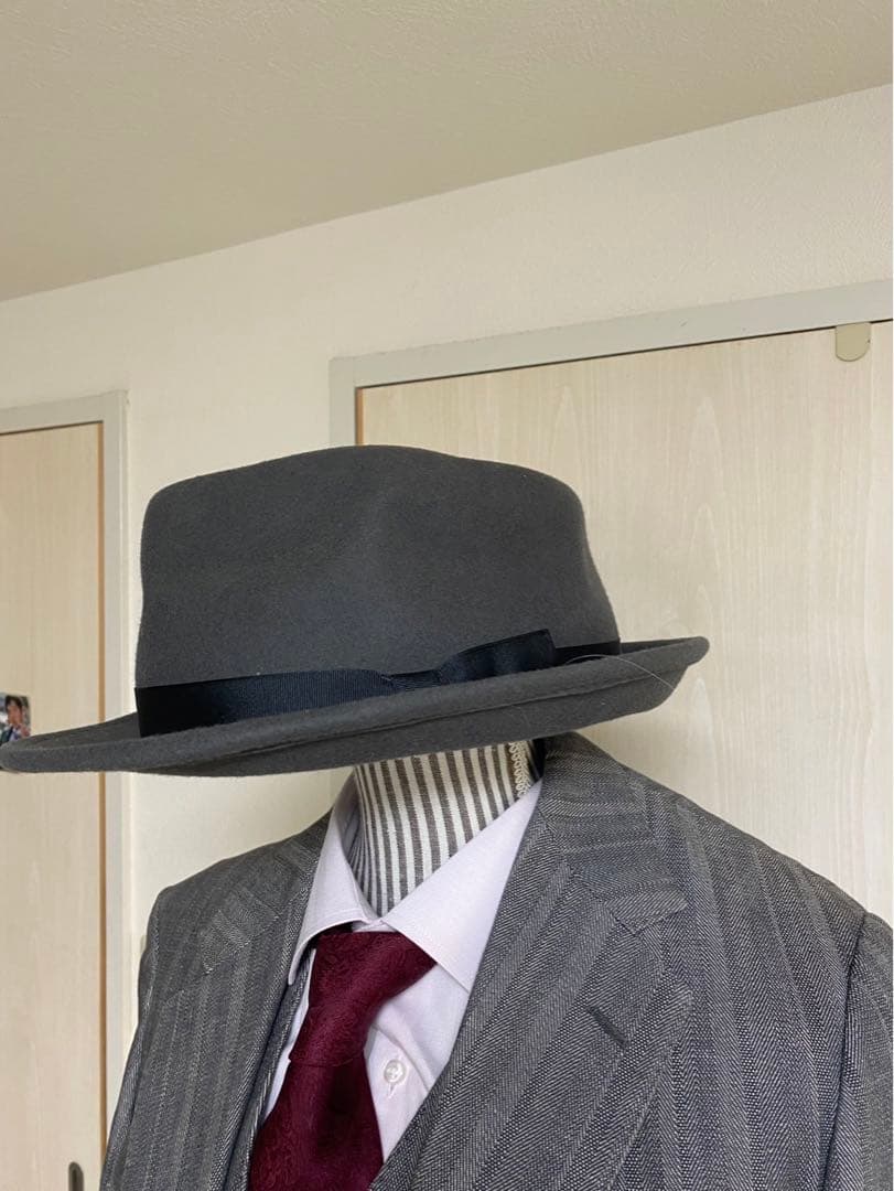 希少⭐︎本日限定お値下げ⭐︎グレー ストライプ スリーピーススーツ