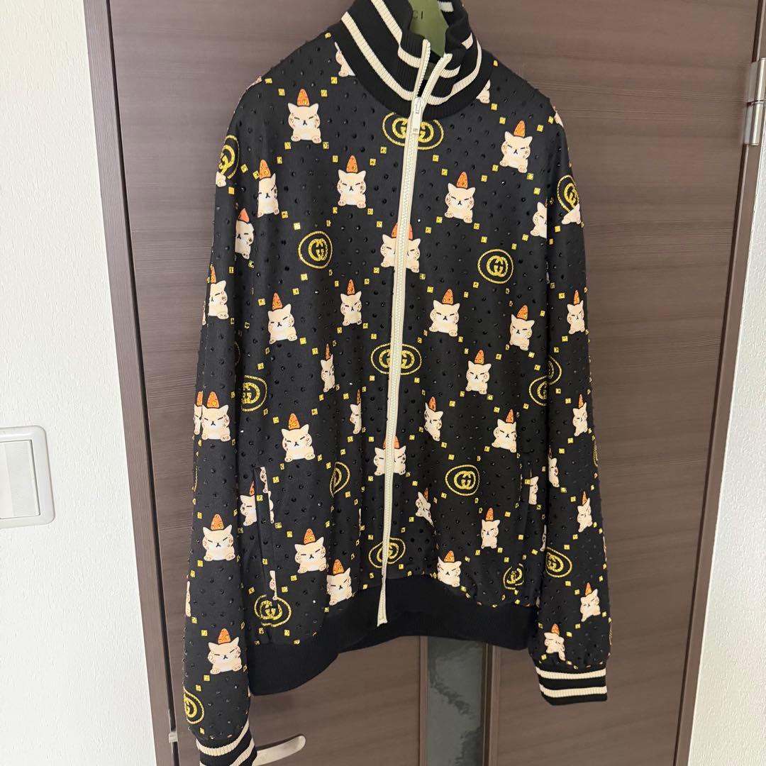 グッチ　クリスタル　トラックジャケット