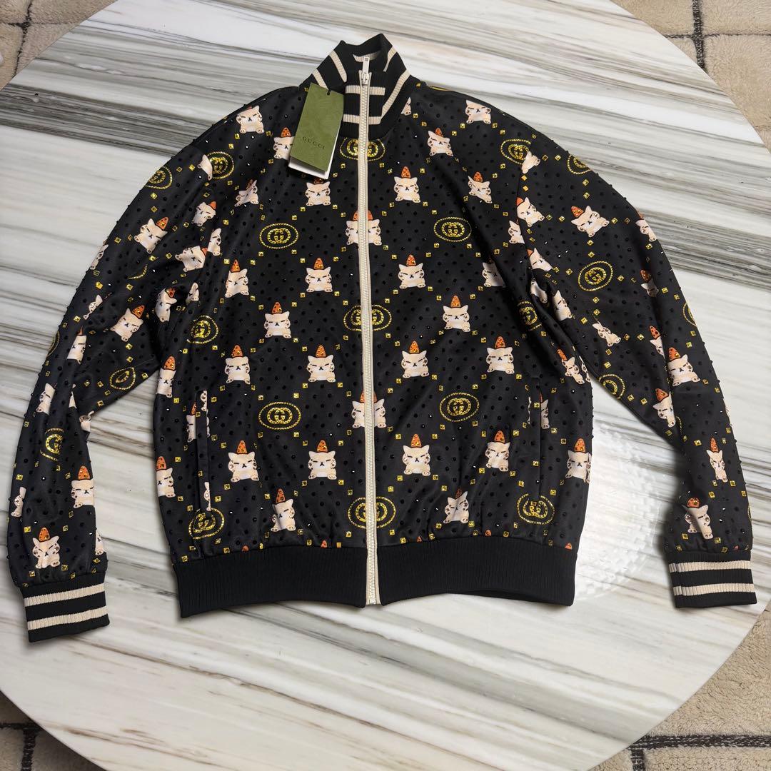 グッチ　クリスタル　トラックジャケット