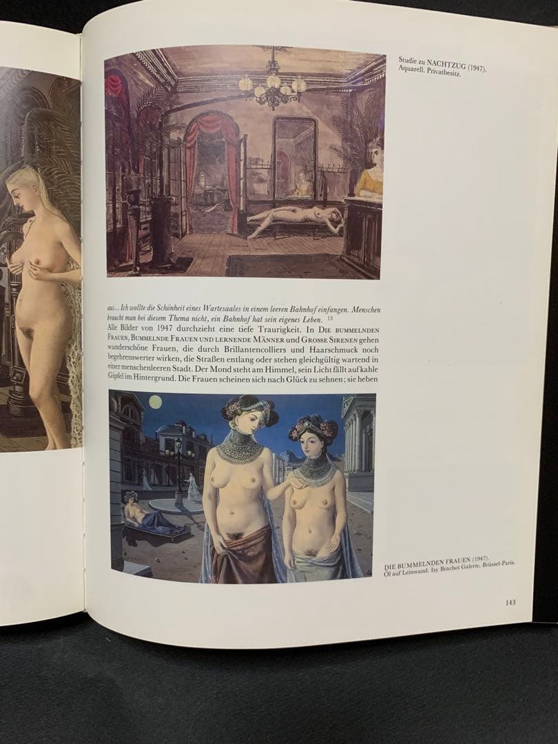ポール・デルヴォー（Paul Delvaux)画集