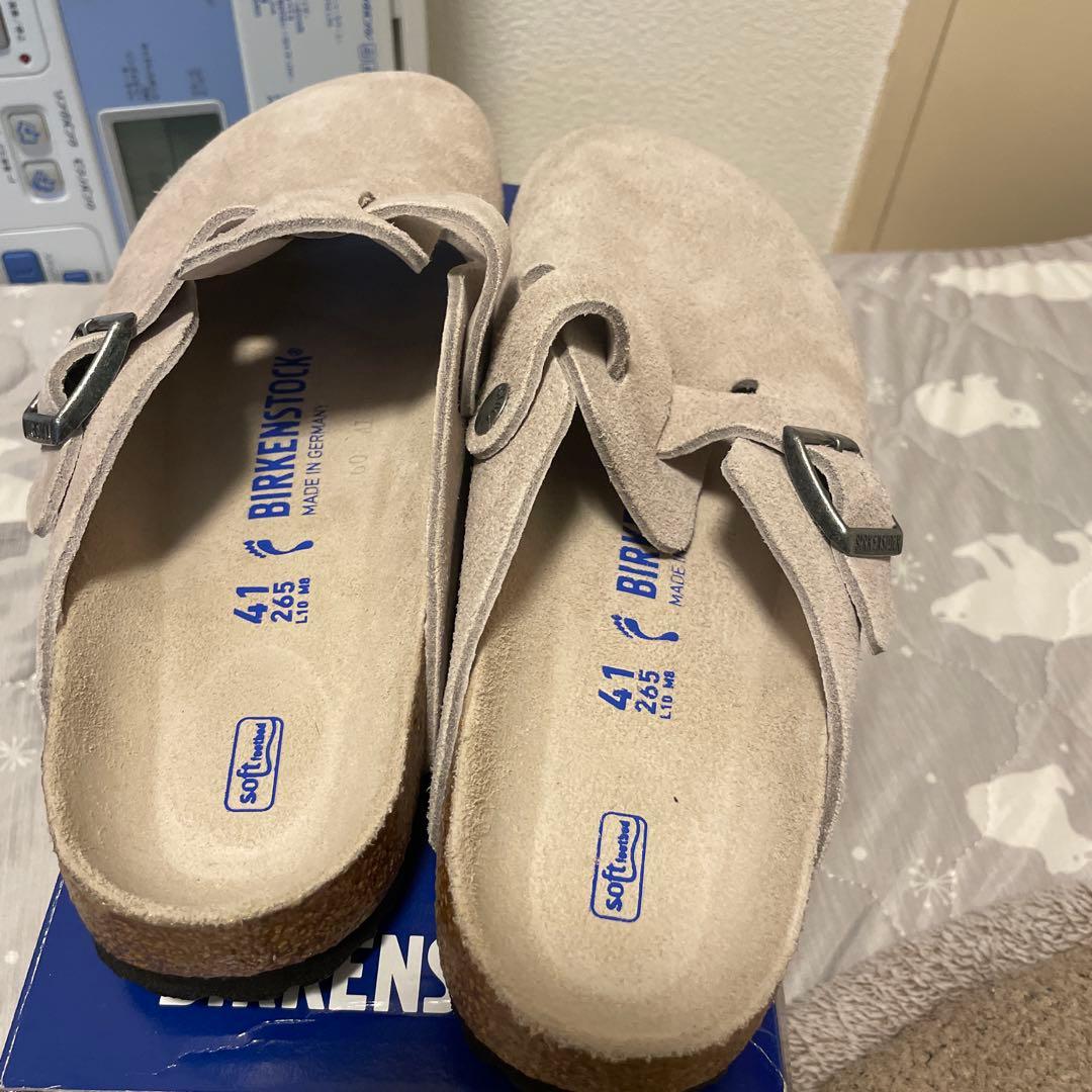 【定価以下！】BIRKENSTOCK Boston BS ベージュ 41